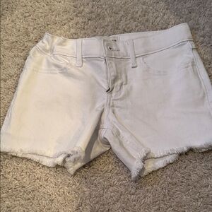 Abercrombie Kids White Midi Shorts